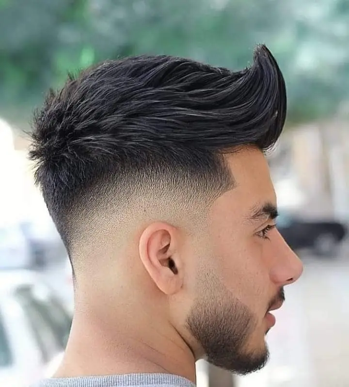 side hair cutting